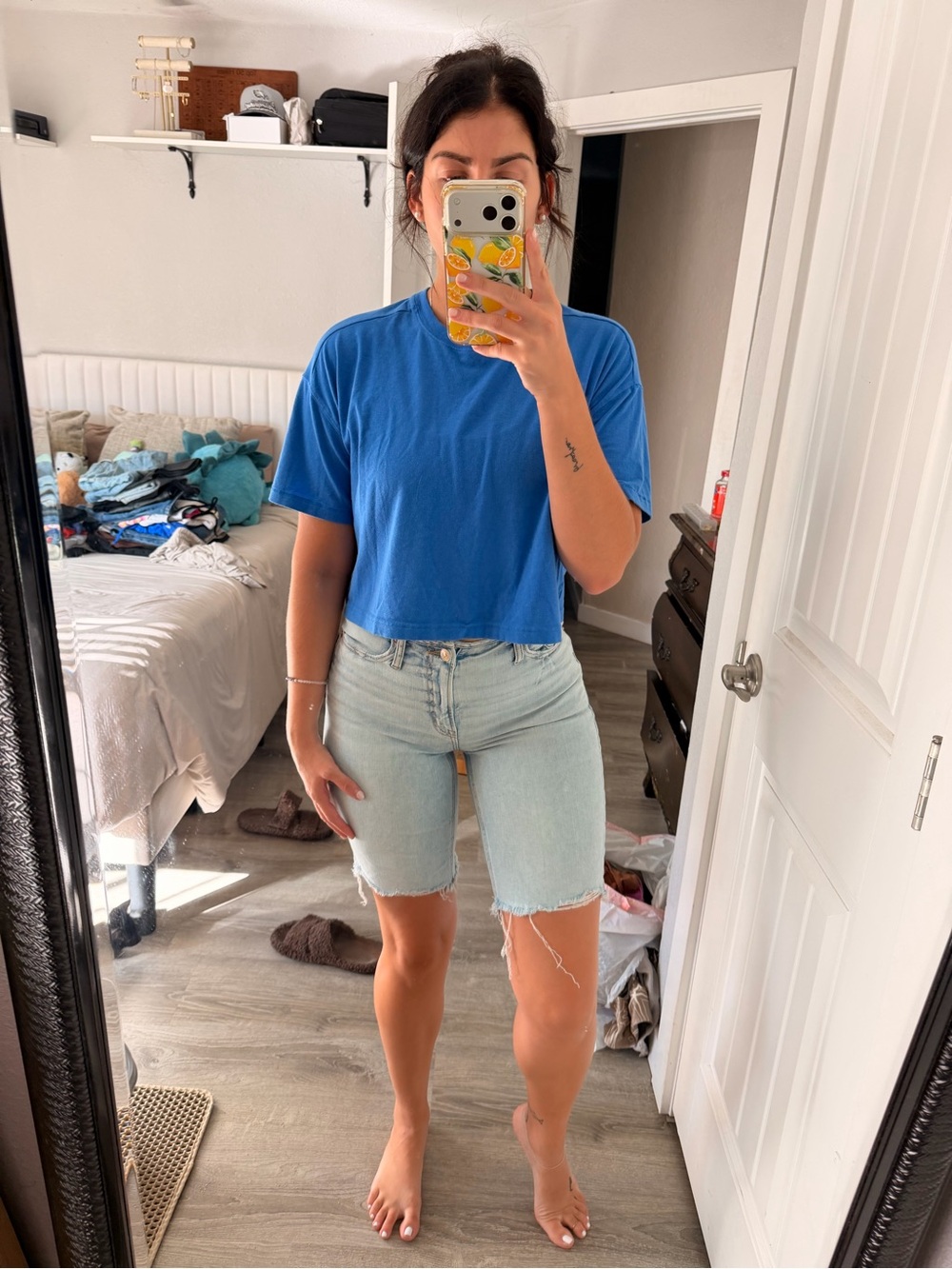American Eagle Outfitters Bermuda Jean Shorts